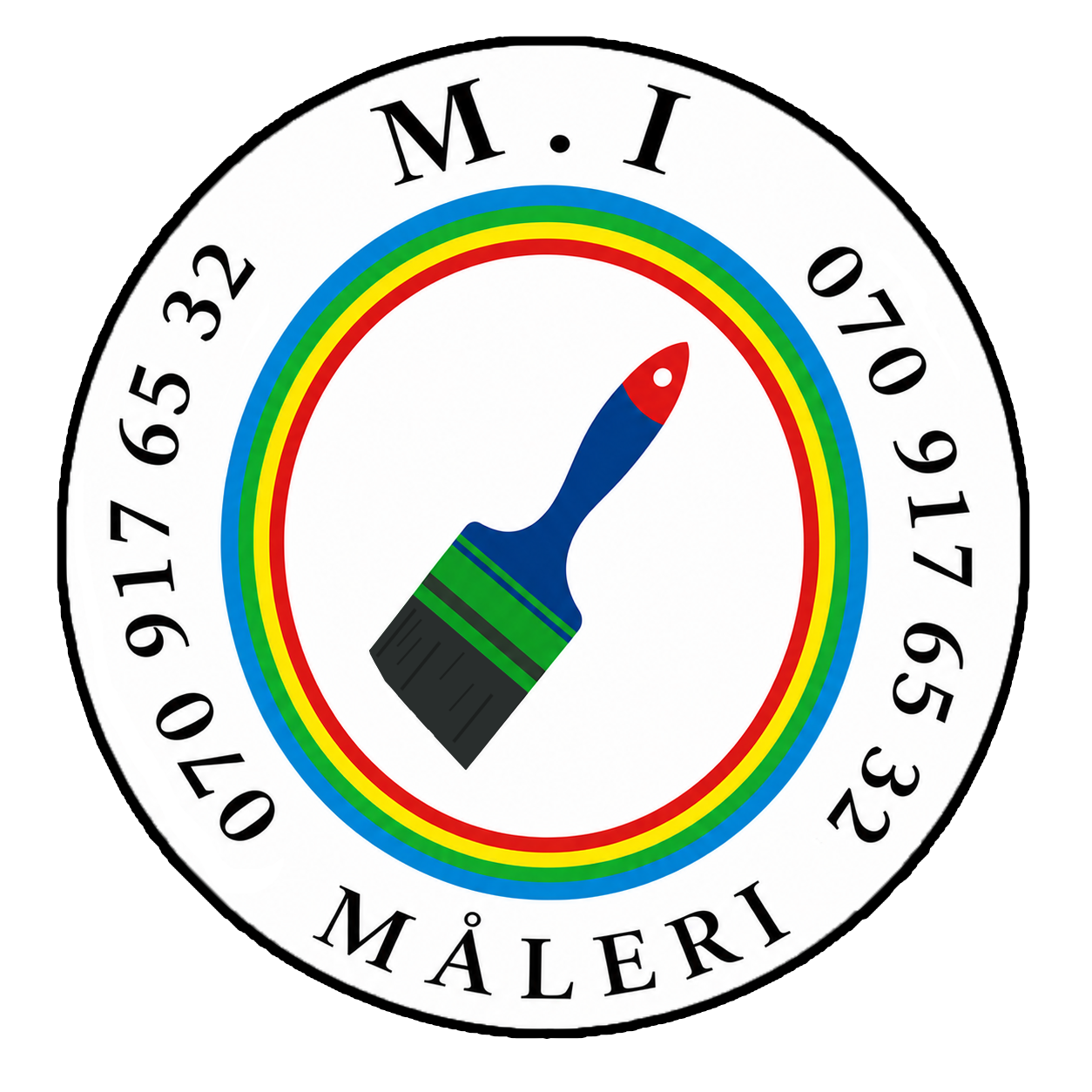 M.I Måleri logotyp, Trollhättan